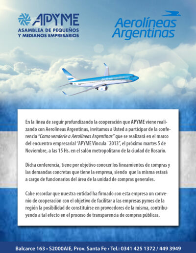 Apyme. Aerolineas 1