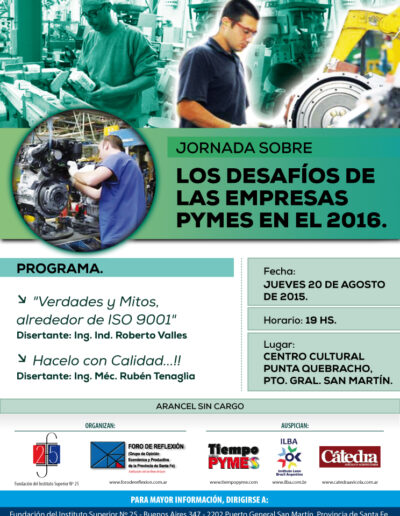 JORNADA desafios empresas pymes 2016