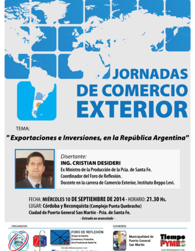 JORNADAS DE COMERCIO EXTERIOR. Desideri 1